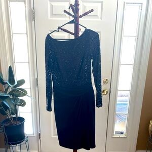 RALPH LAUREN PARTIAL SEQUIN DRESS SIZE 10